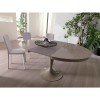 Table ronde extensible Eclipse verre - Café