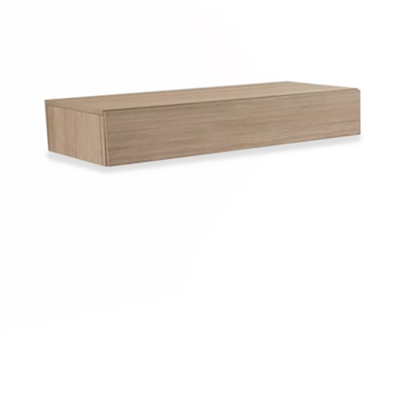 Console extensible murale Levallois sans piètement et table escamotable