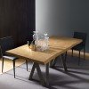 Table de repas design bois métal