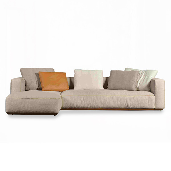 Canapé d'angle convertible couchage 180