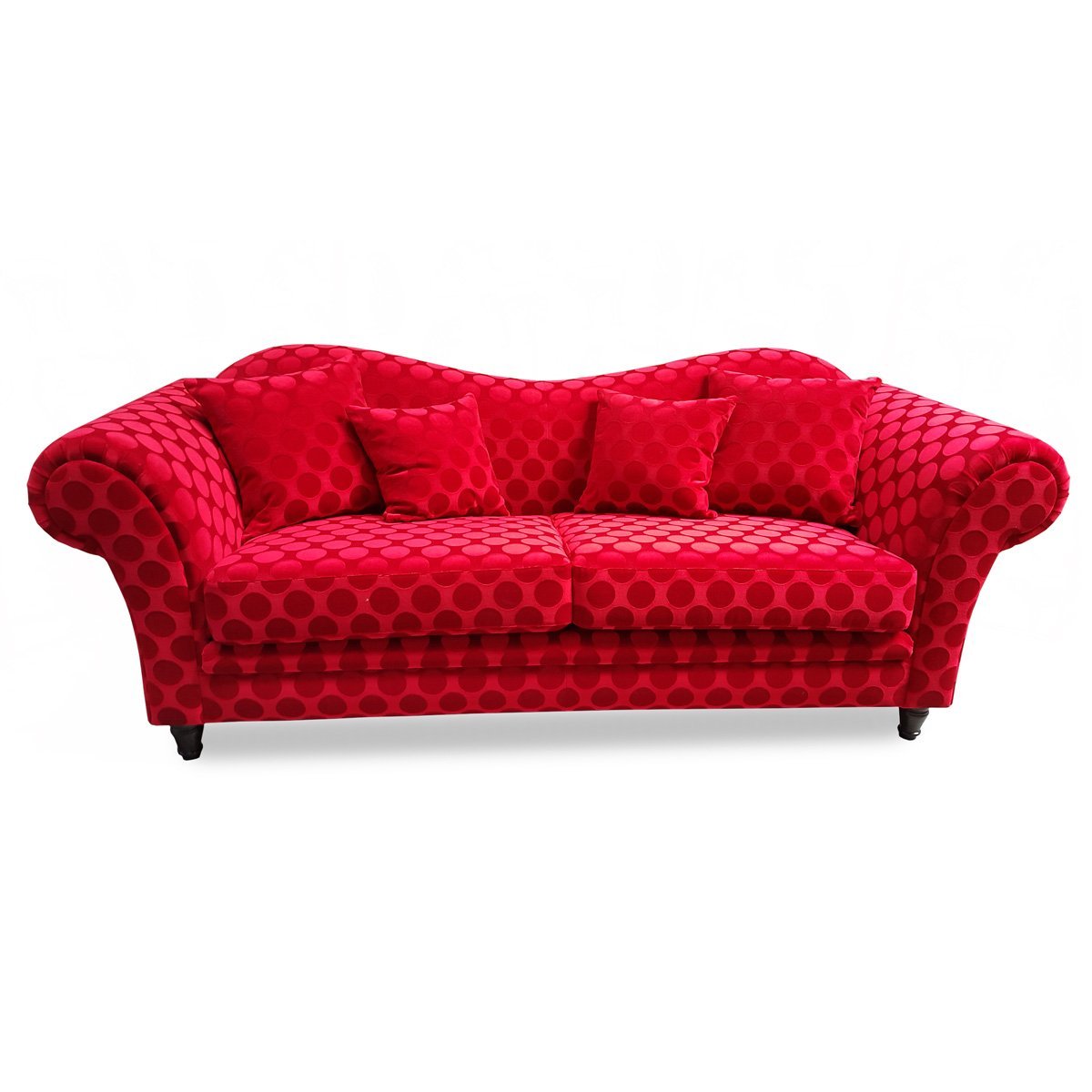 canape convertible rouge 8434